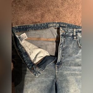 AE high rise distressed jeans